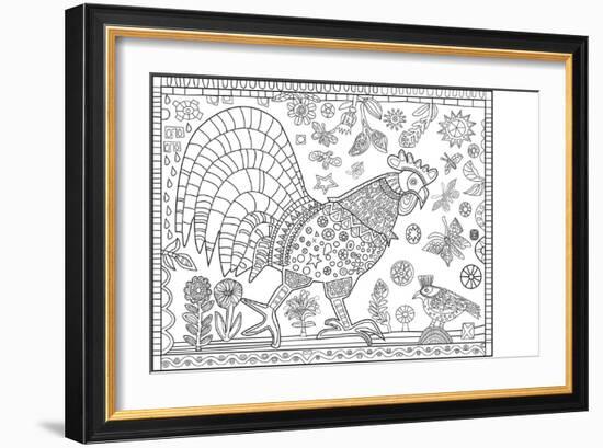 Chicken Rorie CB-Jill Mayberg-Framed Giclee Print