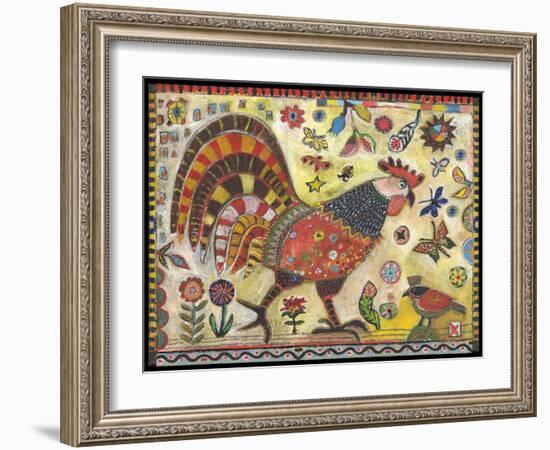 Chicken Rorie Color-Jill Mayberg-Framed Giclee Print