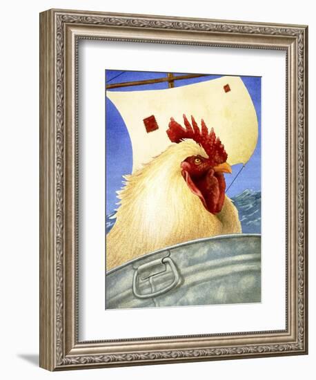 Chicken Ship-Will Bullas-Framed Giclee Print