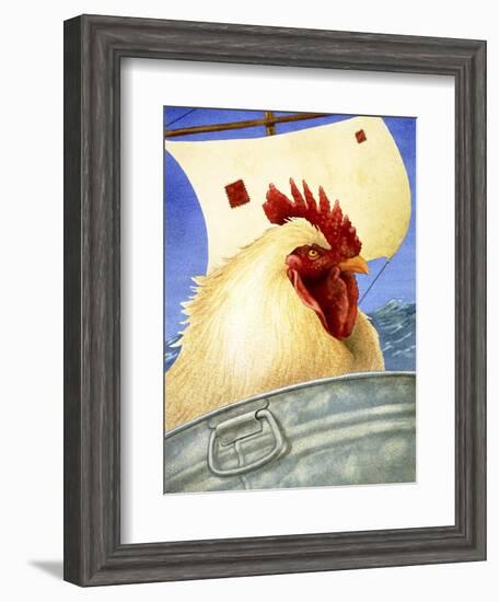 Chicken Ship-Will Bullas-Framed Giclee Print