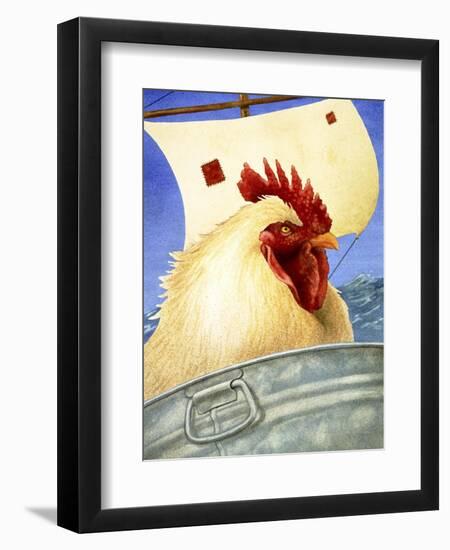 Chicken Ship-Will Bullas-Framed Giclee Print