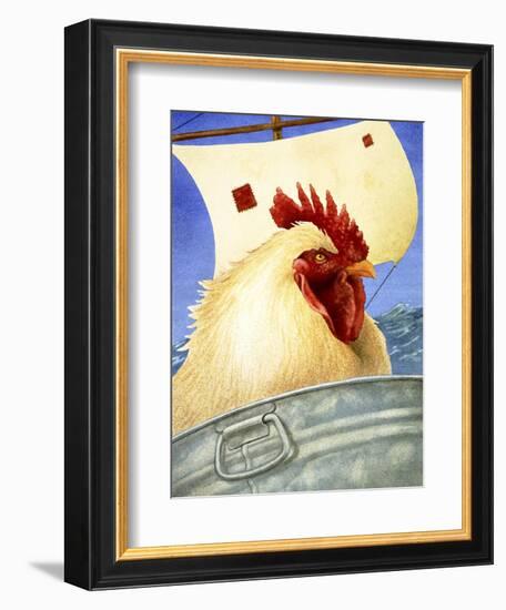 Chicken Ship-Will Bullas-Framed Giclee Print