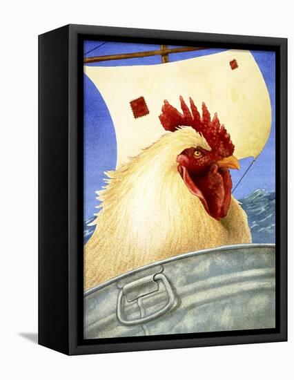 Chicken Ship-Will Bullas-Framed Premier Image Canvas