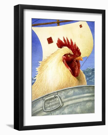 Chicken Ship-Will Bullas-Framed Giclee Print