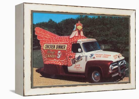 Chicken Truck-null-Framed Stretched Canvas