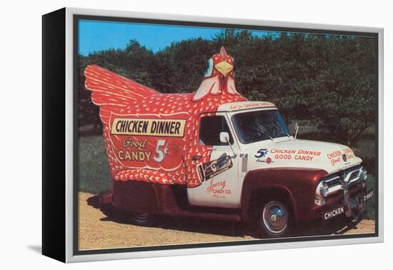 Chicken Truck-null-Framed Stretched Canvas