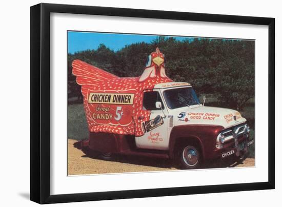Chicken Truck-null-Framed Art Print