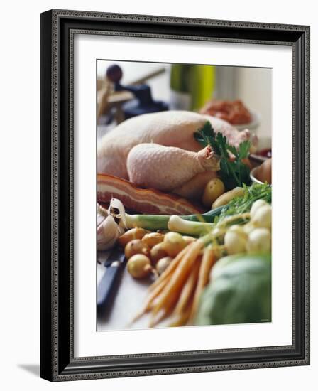 Chicken with Bacon and Vegetables-Debi Treloar-Framed Photographic Print