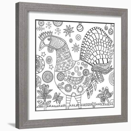 Chicken Yellow CB-Jill Mayberg-Framed Giclee Print