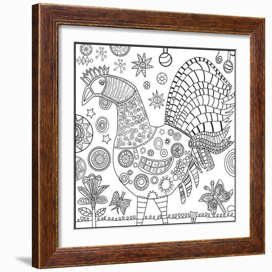 Chicken Yellow CB-Jill Mayberg-Framed Giclee Print