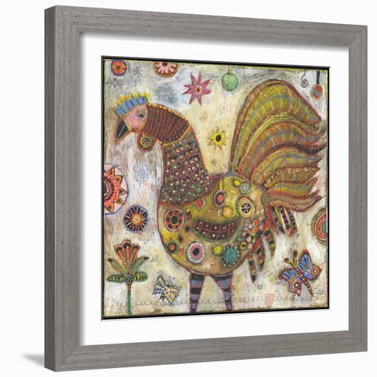 Chicken Yellow Color-Jill Mayberg-Framed Giclee Print