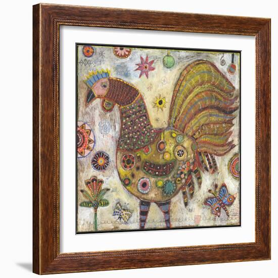 Chicken Yellow Color-Jill Mayberg-Framed Giclee Print