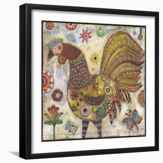 Chicken Yellow Color-Jill Mayberg-Framed Giclee Print