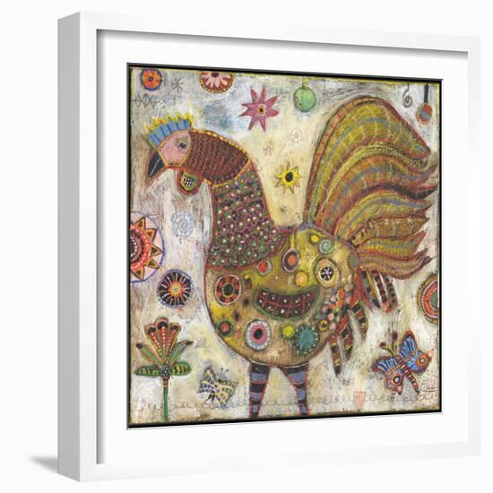 Chicken Yellow Color-Jill Mayberg-Framed Giclee Print