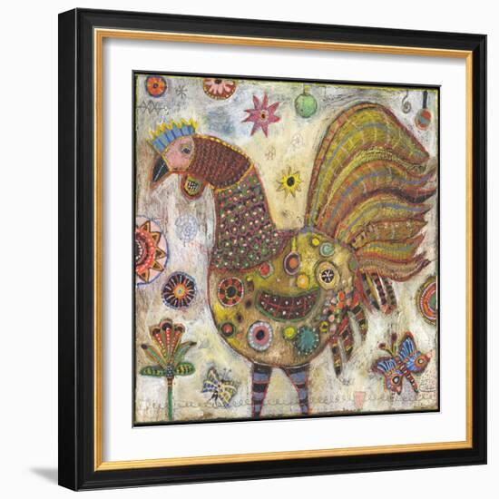 Chicken Yellow Color-Jill Mayberg-Framed Giclee Print