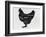 Chicken-null-Framed Art Print