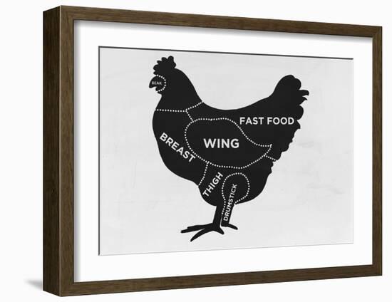 Chicken-null-Framed Giclee Print