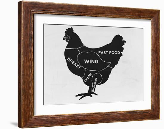 Chicken-null-Framed Giclee Print