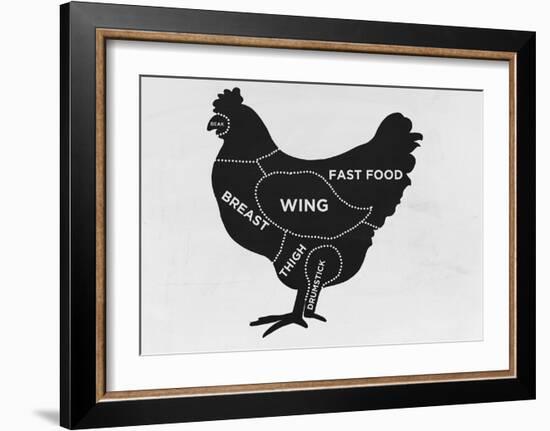 Chicken-null-Framed Giclee Print