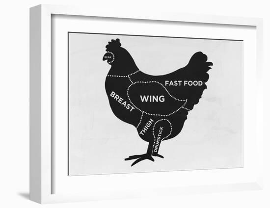 Chicken-null-Framed Giclee Print