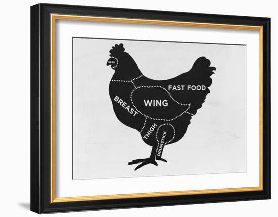 Chicken-null-Framed Giclee Print