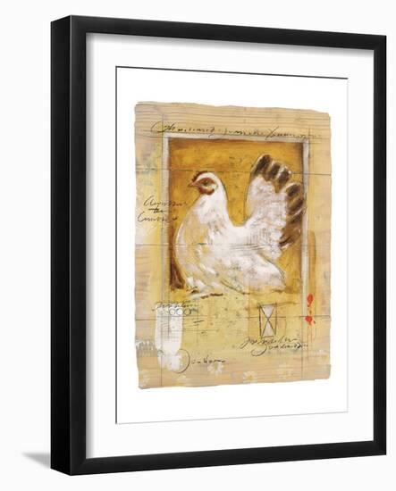 Chicken-Joadoor-Framed Art Print