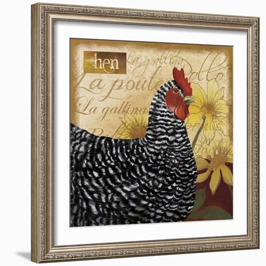 Chicken-Fiona Stokes-Gilbert-Framed Giclee Print