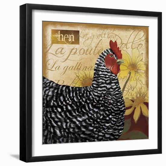 Chicken-Fiona Stokes-Gilbert-Framed Giclee Print