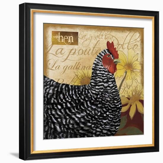 Chicken-Fiona Stokes-Gilbert-Framed Giclee Print