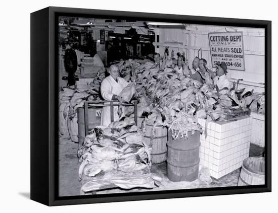 Chickens! Philadelphia's Reading Terminal-null-Framed Stretched Canvas