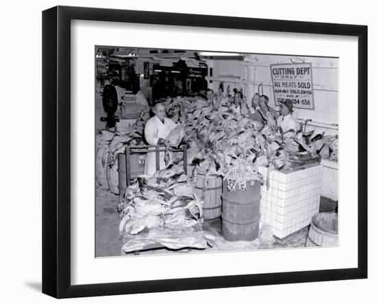 Chickens! Philadelphia's Reading Terminal-null-Framed Photo