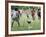 Chickens Run to Avoid a Soccer Game Played by Children from Lolovoli Village on the Island of Ambae-null-Framed Photographic Print