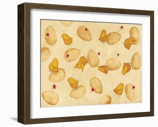 Chicks and Eggs-Dan Dipaolo-Framed Art Print