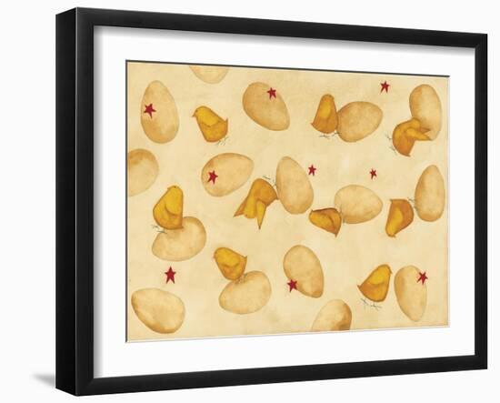 Chicks and Eggs-Dan Dipaolo-Framed Art Print