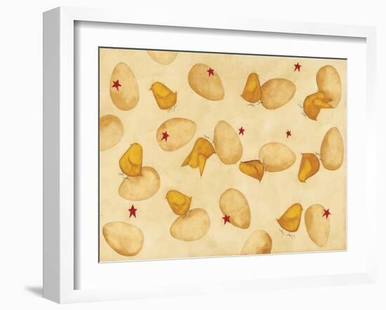 Chicks and Eggs-Dan Dipaolo-Framed Art Print