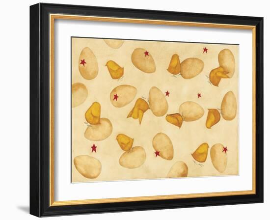 Chicks and Eggs-Dan Dipaolo-Framed Art Print