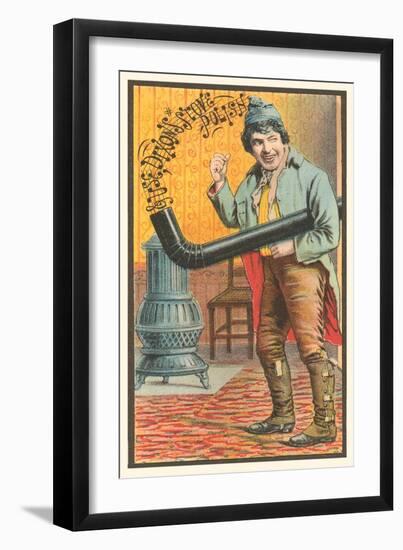 Chico Marx with Stovepipe-null-Framed Art Print