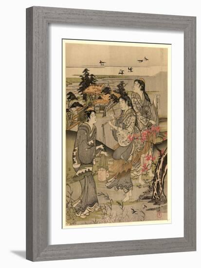 Chidori No Tamagawa-Kubo Shunman-Framed Giclee Print