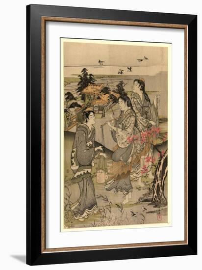 Chidori No Tamagawa-Kubo Shunman-Framed Giclee Print