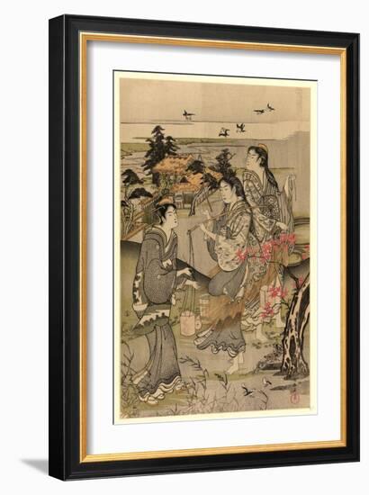 Chidori No Tamagawa-Kubo Shunman-Framed Giclee Print