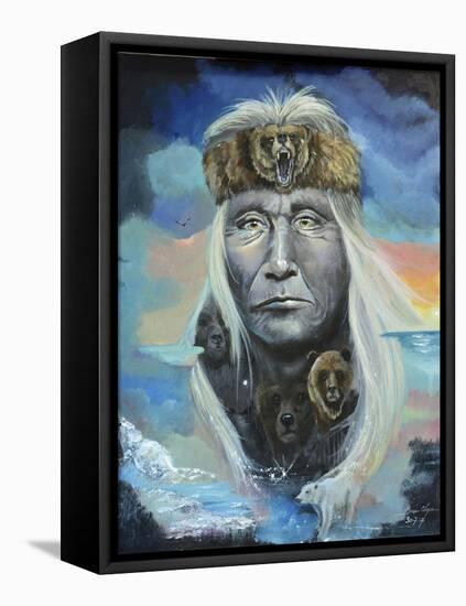 Chief Bear-Sue Clyne-Framed Premier Image Canvas