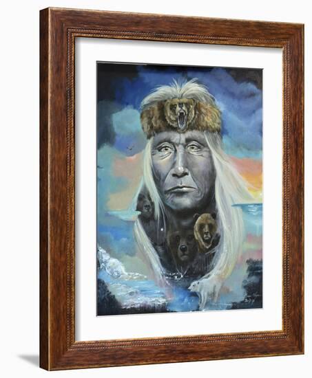 Chief Bear-Sue Clyne-Framed Giclee Print