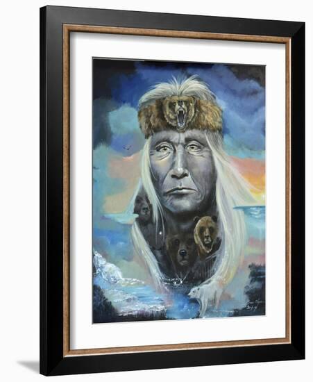 Chief Bear-Sue Clyne-Framed Giclee Print