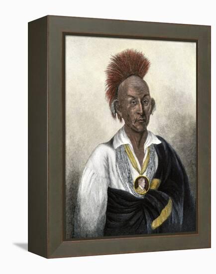 Chief Black Hawk-null-Framed Premier Image Canvas