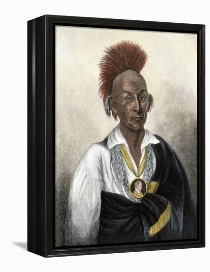 Chief Black Hawk-null-Framed Premier Image Canvas