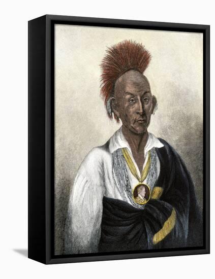 Chief Black Hawk-null-Framed Premier Image Canvas