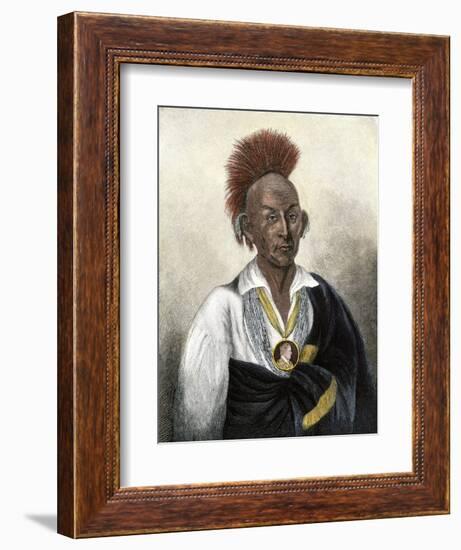 Chief Black Hawk-null-Framed Giclee Print