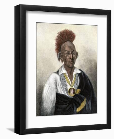 Chief Black Hawk-null-Framed Giclee Print