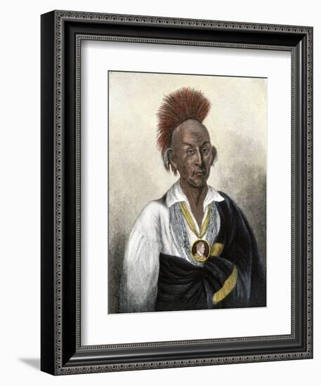 Chief Black Hawk-null-Framed Giclee Print