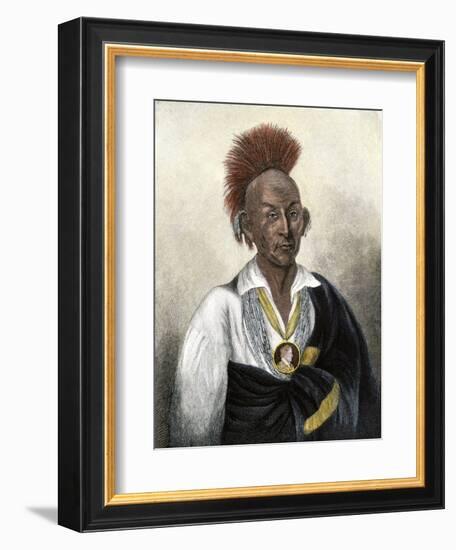 Chief Black Hawk-null-Framed Giclee Print